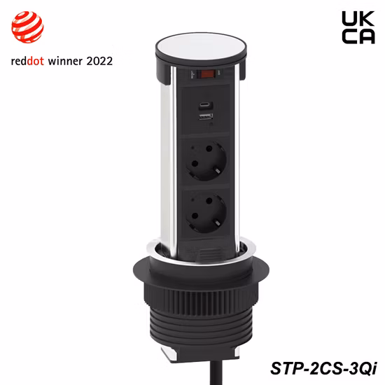 Netbox Move Pop Pull up Kitchen Socket